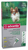 Bayer Advantix Spot On #95;_40/200 Tot 4 Kg   6 Pip