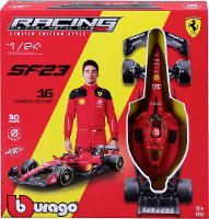 Bburago F1 KIT Ferrari SF23 mit Helm, #16 Leclerc 1:24 Auto