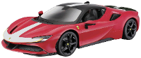 Bburago Ferrari SF90 Stradale Assetto Fiorano 1:18 Auto