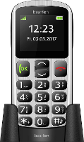 Beafon Sl250 Senioren Mobiele Telefoon Laadstation, Sos Knop Zilver Zwart