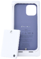 Beam Mobile Beam Mobile Healthcare Schutzhülle mit integriertem Zusatzakku Cover Apple iPhone 14, 13, 12/12 Pro Wit Stootbestendig, Geïntegreerde accu,