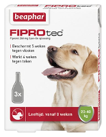 Beaphar Fiprotec 40 60 Kg 3 Pipetten