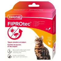 Beaphar FIPROtec tegen Vlooien en Teken Katten