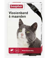 Vlooienband kat Zwart