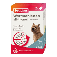 Beaphar Wormtabletten all in one Honden vanaf 17.5KG