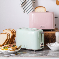 Schijf Kleine Broodroosterwarmer met Stofkap   650W Elektrische Roestvrijstalen Sandwichontbijtmachine Toast Broodmachin