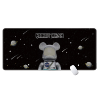 Aerospace Bear Extra Grote Muismat Lockrand Gaming Toetsenbord Pad Antislip Rubber Desktop Mat voor Thuiskantoor