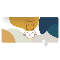 KAWS Extra Grote Muismat Gaming Toetsenbord Mat Anti slip Rubberen Rand Slot Bureaubladonderlegger voor Thuis Kantoor