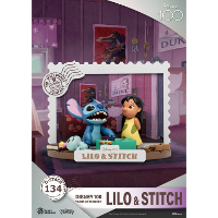 Beast Kingdom Disney: 100 Years of Wonder   Lilo & Stitch PVC Diorama decoratie