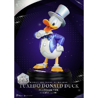Beast Kingdom Disney: 100th Anniversary   Master Craft Tuxedo Donald Duck Platinum Version Statue decoratie