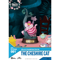 Beast Kingdom Disney: Alice in Wonderland   Cheshire Cat Mini PVC Diorama Statue decoratie