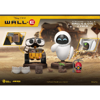 Beast Kingdom Disney: Wall E Series   Wall E and Eve 2 pack 3 inch Figure decoratie