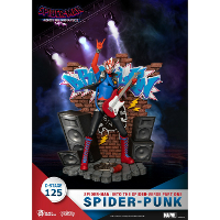 Beast Kingdom Marvel: Spider Man Into the Spider Verse Part One   Spider Punk PVC Diorama decoratie
