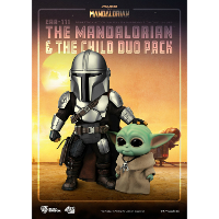 Beast Kingdom Star Wars: The Mandalorian and The Child Action Figure Set speelfiguur