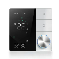Wireless Matter Smart Thermostat Temperature Controller Wall mounted 5A/16A Water Gas Boiler Heating Voice Control with
