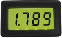 Beckmann & Egle Ex3068digitale Inbouwmeter Lcd Paneelmeter 199,9 Mv Verlichtinbouwmaten 46 X 26,5 Mm