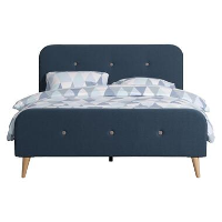 Bed Helsinki   blauw   140x200 cm   Leen Bakker