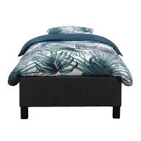 Bed Lena   antraciet   90x200 cm   Leen Bakker