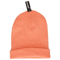 Beechfield Basic dames / heren beanie wintermuts   100% soft Acryl   zalmroze   Super soft