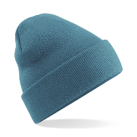 Beechfield Beanie Wintermuts   airforce blauw   acryl   volwassenen