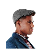 Flat Cap   grijs   Platte cap   volwassenen   wol/polyester