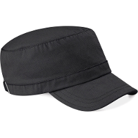 Beechfield leger/army vrije tijd en outdoor pet/cap   zwart   volwassenen   gespsluiting