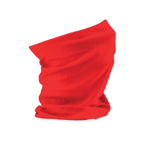Multifunctionele morf sjaal   rood   hals en hoofd   volwassenen