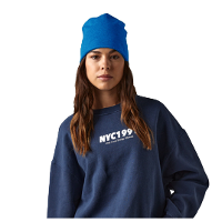 Wintermuts Beanie Kiruna   kobalt blauw   heren/dames   jersey