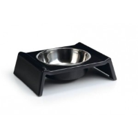 Beeztees Melamine Voerbak Delish (17x14x5cm) Antraciet (650610)