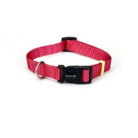 Beeztees Nylon Halsband Uni Roze voor de hond 35 50 cm