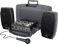 Behringer Ppa200 Passieve Pa Luidsprekerset Geã¯ntegreerde Mixer, Incl. Microfoon