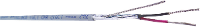 Belden 1800B T5X500 Audiokabel 2 x 0.2 Mm² Grijs per meter