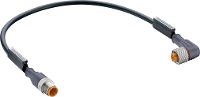 Belden 29634 1 Sensor/actuator connector, geassembleerd M12 Aantal polen (sensoren): 5 Stekker, recht, Bus, haaks 5.00 M 1 stuk(s)