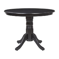 AKRON   Ronde eettafel   Zwart   100 cm   MDF