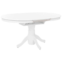 AKRON   Uitschuifbare eettafel   Wit   106/150 x 106 cm   MDF