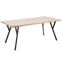 ALTON   Rechthoekige eettafel   Lichthout   180 x 90 cm   MDF