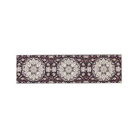 ARITAS   Loper tapijt   Zwart/Beige   80 x 300 cm   Polyester