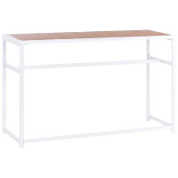 AVETRANA   Tuintafel   Wit   150 x 50 cm   Staal