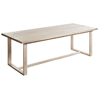 AZZANELLO   Tuintafel   Lichtbruin   230 x 100 cm   Acaciahout