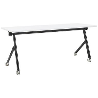 BENDI   Inklapbaar bureau   Wit/Zwart   180 x 60 cm   Staal