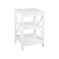 Beliani Bijzettafel FOSTER   Wit mdf