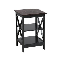 Beliani Bijzettafel FOSTER   Zwart mdf