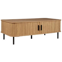 BRADLEY   Salontafel   Lichthout/Zwart   MDF