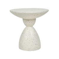 CAFFI   Bijzettafel   Wit/Terrazzo effect   Lichtbeton