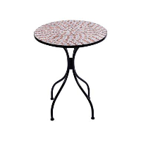 CARPINO   Tuintafel   Zwart   60 cm   Metaal