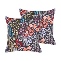 CASTELARO   Tuinkussen set 2   Meerkleurig   45 x 45 cm   Polyester