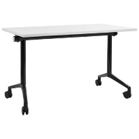 CAVI   Bureau verstelbaar   Wit/Zwart   120 x 60 cm   Metaal