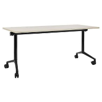 CAVI   Inklapbaar bureau   Lichthout/Zwart   160 x 60 cm   Staal