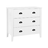 Beliani Commode DONOVAN   Wit spaanplaat