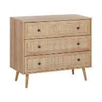 Beliani Commode PONCA   Lichte houtkleur vezelplaat